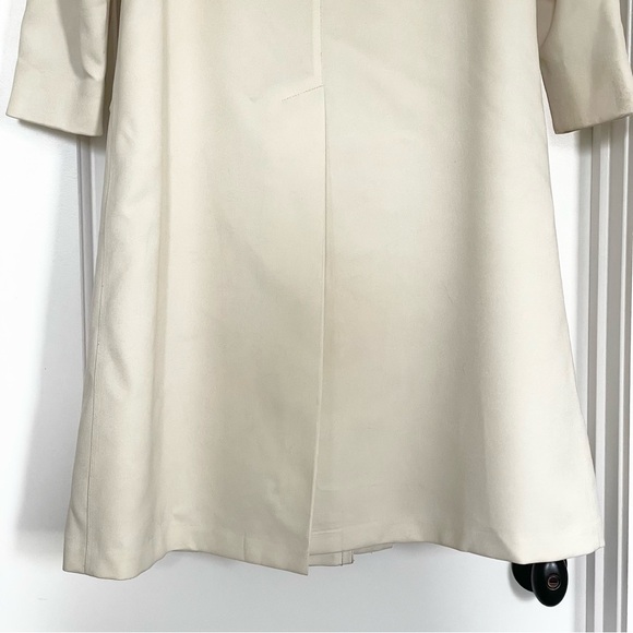 Vintage London Fog Classy Off-White Trench Coat - Size 8 - Picture 9 of 15